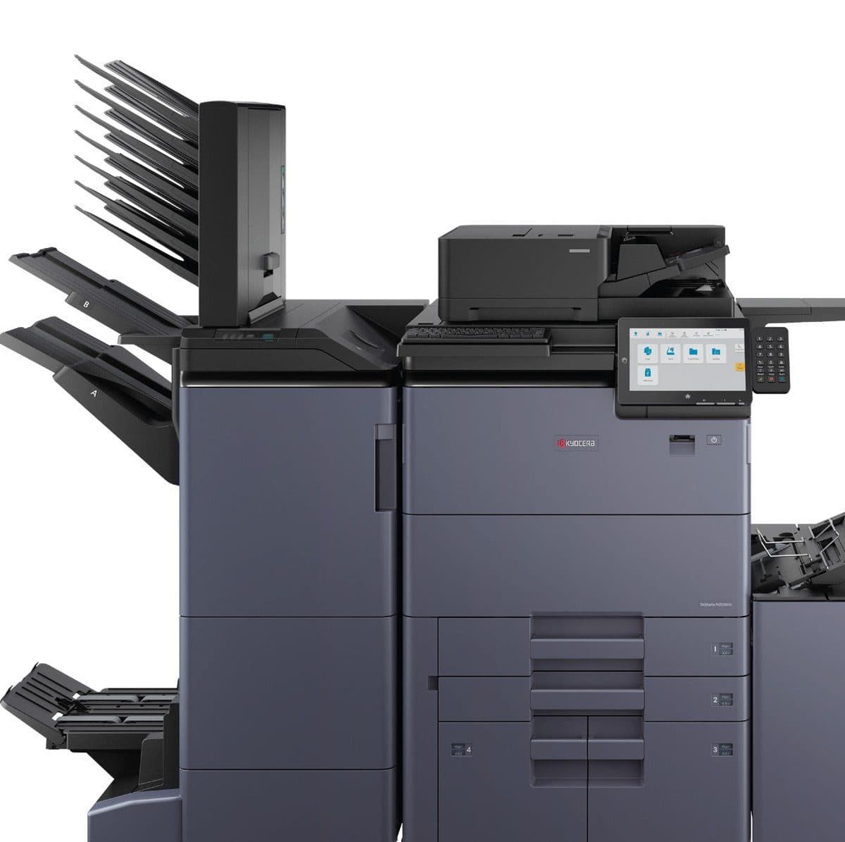 Kyocera TASKalfa MZ10500i with finisher and side deck
